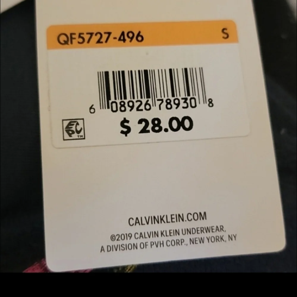 Calvin Klein Floral Bralette Size‎ Small